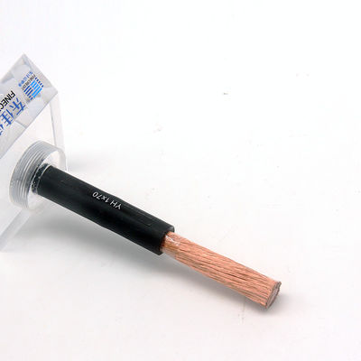 Good price 60 Degree Rubber Super Flexible Cable , YH YHF 16 - 70mm2 Arc Welder Cable online