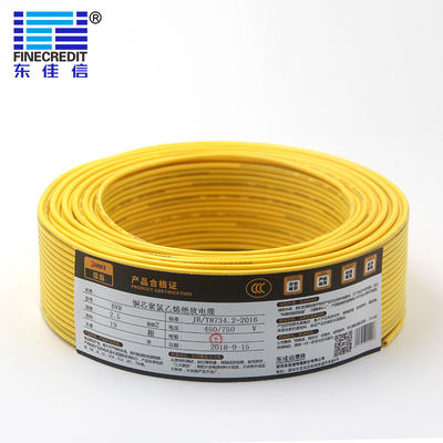 Good price RoHS Single Core Flexible Cable , H05V-K H07V-K PVC Insulating Copper Wire Building Wire online