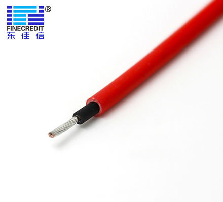 Good price H1z2z2-k 1 Core Xlpo Solar Cable Sunlight Resistant PVC Sheath TUV Certification photovoltaic cable online